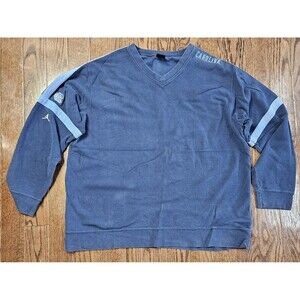 Nike Air Jordan North Carolina UNC Tar Heels Sweatshirt Sweater 2XL V Neck  Rare